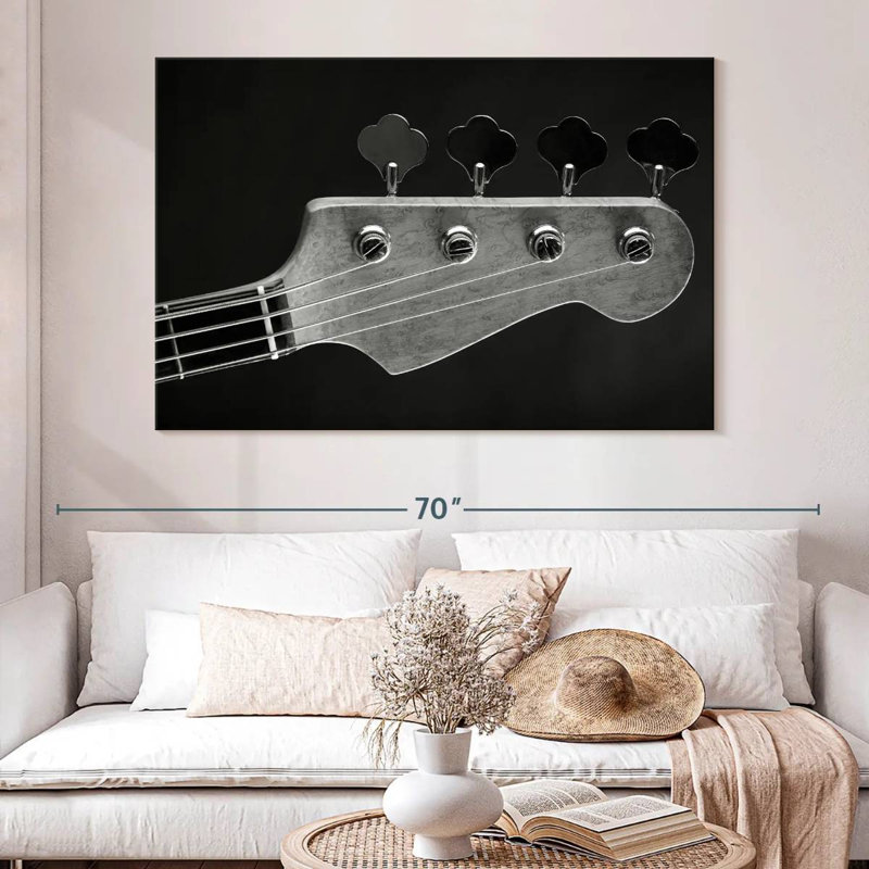 Tête de guitare Abarca, H 34 po x l 51 po