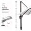 Parasol carré en porte-à-faux 8 pi avec base et rotation à 360 degrés-1459299655