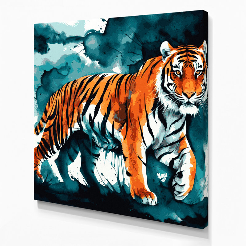 «Big Cats South China Tiger», art mural sur toile, 8" H x 8" W