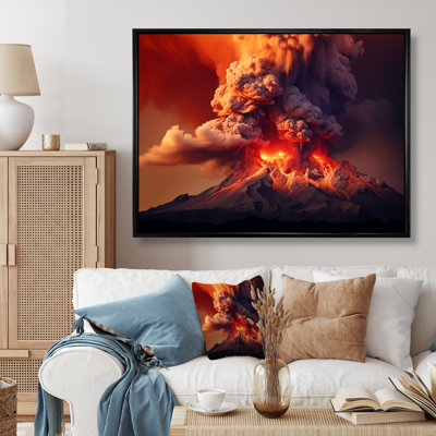 «Volcano Volcanic Explosion IV», reproduction sur toile