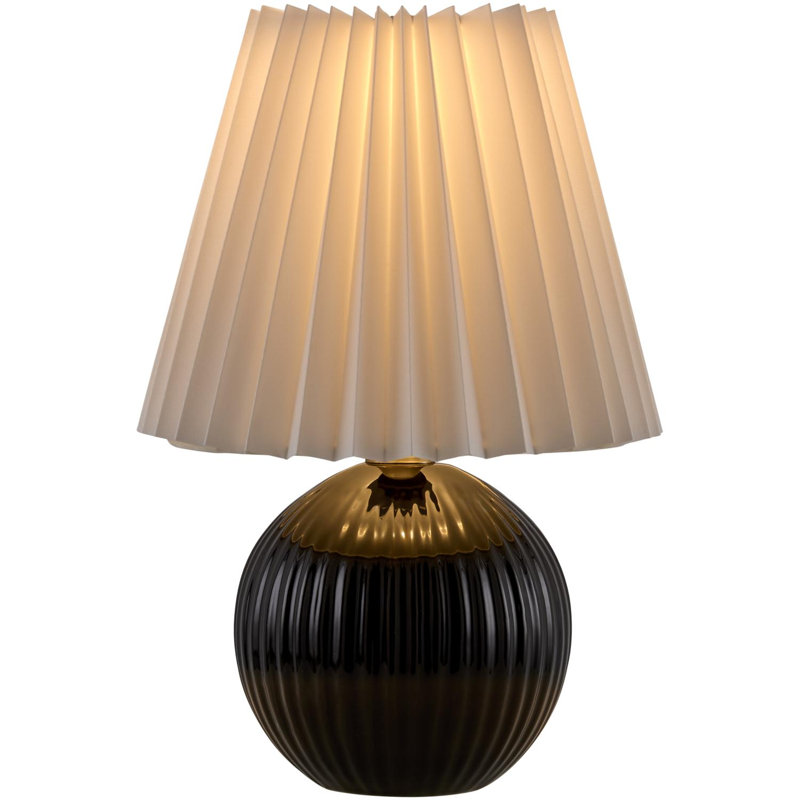 Lampe de table Nelie, Noir, noir, noir, noir