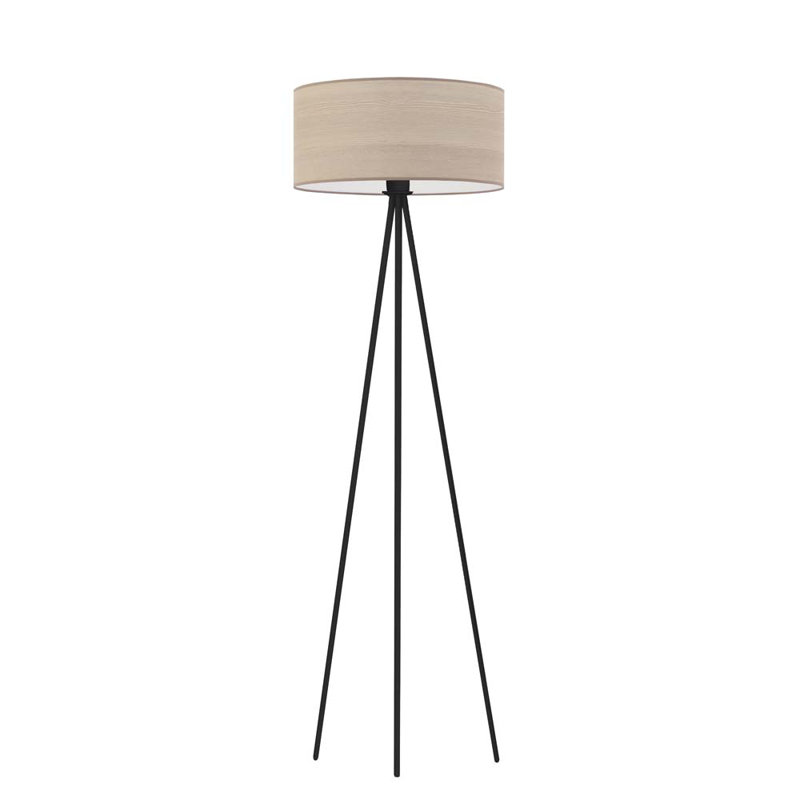 Chatham 157cm Tripod Floor Lamp, Beige, Black