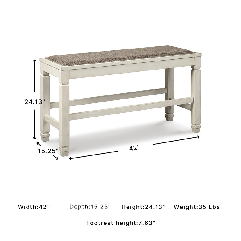Chailey Polyester Blend Upholstered Bench