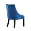 Scott Velvet Dining Chairs - Ergonomic Scoop Knockerback and Solid Wood Legs - Tufted Side Chair for Dining Room Kitchen Living Room-865502781-937285867