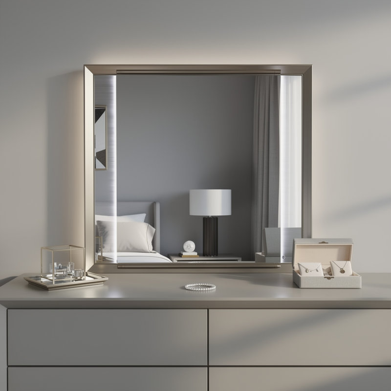 Miroir avec cadre 38 po