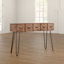 Ora 120.5cm Solid Wood Top Console Table