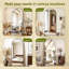 Arched Metal Oversized Full Length Mirrors Wall Mirrors with Stand-125578529-125578528