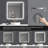 Silver Frameless Led Bathroom Mirror, Wall-mounted Vanity Make Up Mirror , Anti-fog & Explosion-proof,ideal For Bathroom Bedroom-1613115987