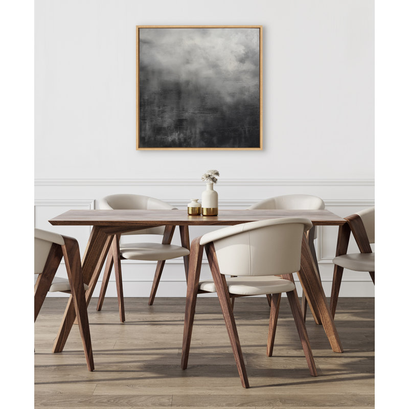 «Tonal Abstract» par The Creative Bunch Studio, reproduction d'art sur toile encadrée