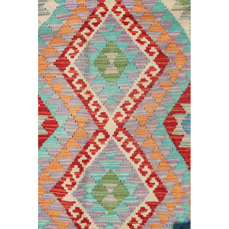 Tapis de couloir unique 2 pi 8 po x 10 pi 6 po Kilims, Flatweaves and Dhurries