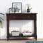 Console Daisy Series avec deux tiroirs et une tablette inférieure (espresso)-1280573155