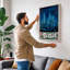 Electric City Nights Urban Art 1 Piece Wrapped Canvas Wall Art-755594096-755594097