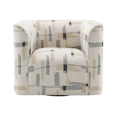 Beige Swivel Seat - 15" Back Height And Kd Legs Fabric 32.85In Product Depth Width Foam Padding