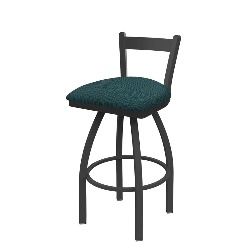 Tabouret de bar 821 Catalina, Marée graphique, Étain, Tabouret de bar (assise de 30 po de hauteur)