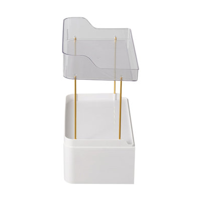 Plastic Makeup Organiser
