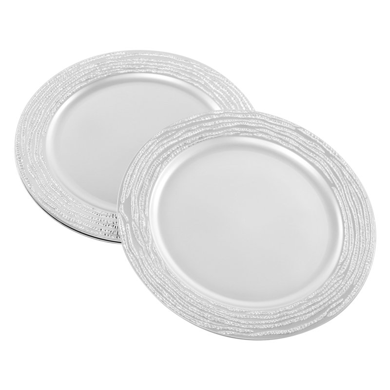Chargeurs ronds 13 po (ensemble de 100), Argent argent