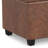 Avalon 54"W Upholstered Vegan Leather Contemporary Rectangular Lift-Top Storage Ottoman Bench with Hidden Storage-285653874