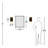 Opus Aluminum LED Flush Mounted Sconce