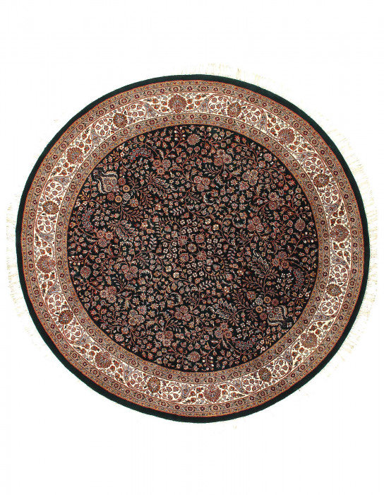 Rond fin noué à la main Agra 8 pi 2 po x 8 pi 2 po