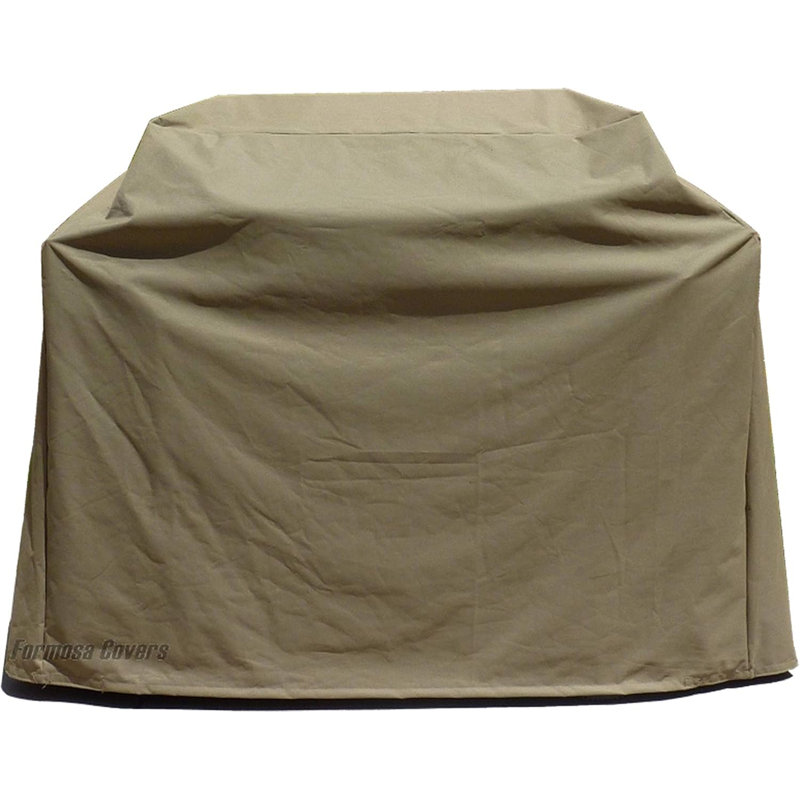 Covered Living 56" BBQ Grill Cover – Taupe Heavy-Duty Waterproof Outdoor Grill Cover, All-Season Weather Resistant Protection, Premium 300x300 Polyester Fits Most Standard BBQs