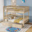 Lits gain d'espace avec rangement, lit simple en pin rustique pour chambre d'enfant-1887961033