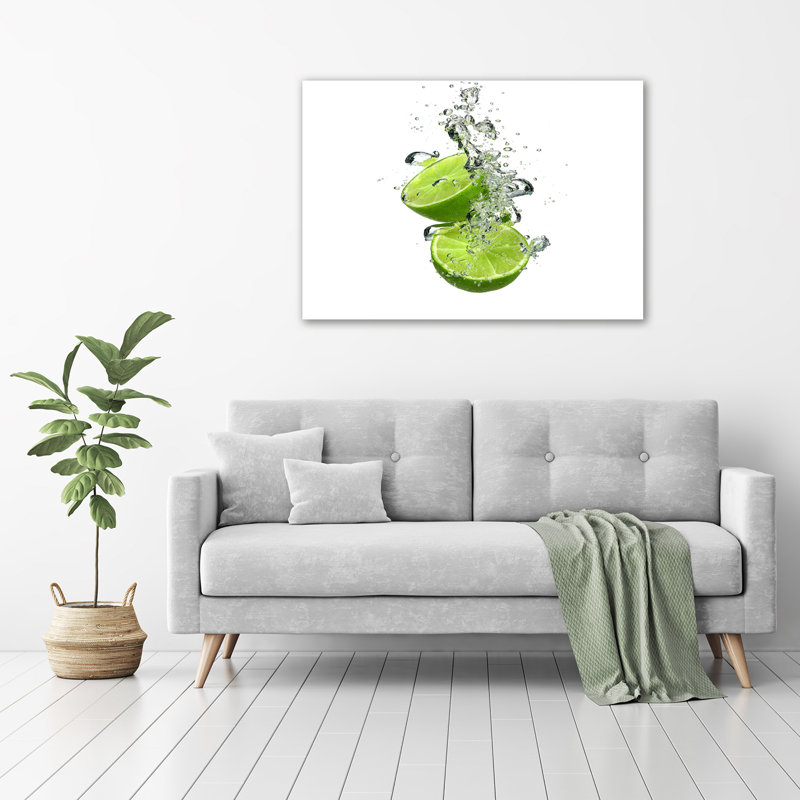 Limonka Under Water - Wrapped Canvas Print