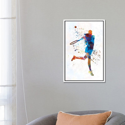 Woman Tennis Player 03 1 Piece Painting on Canvas