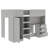 Aniella Kids Full Loft Bed with Drawers-157949970
