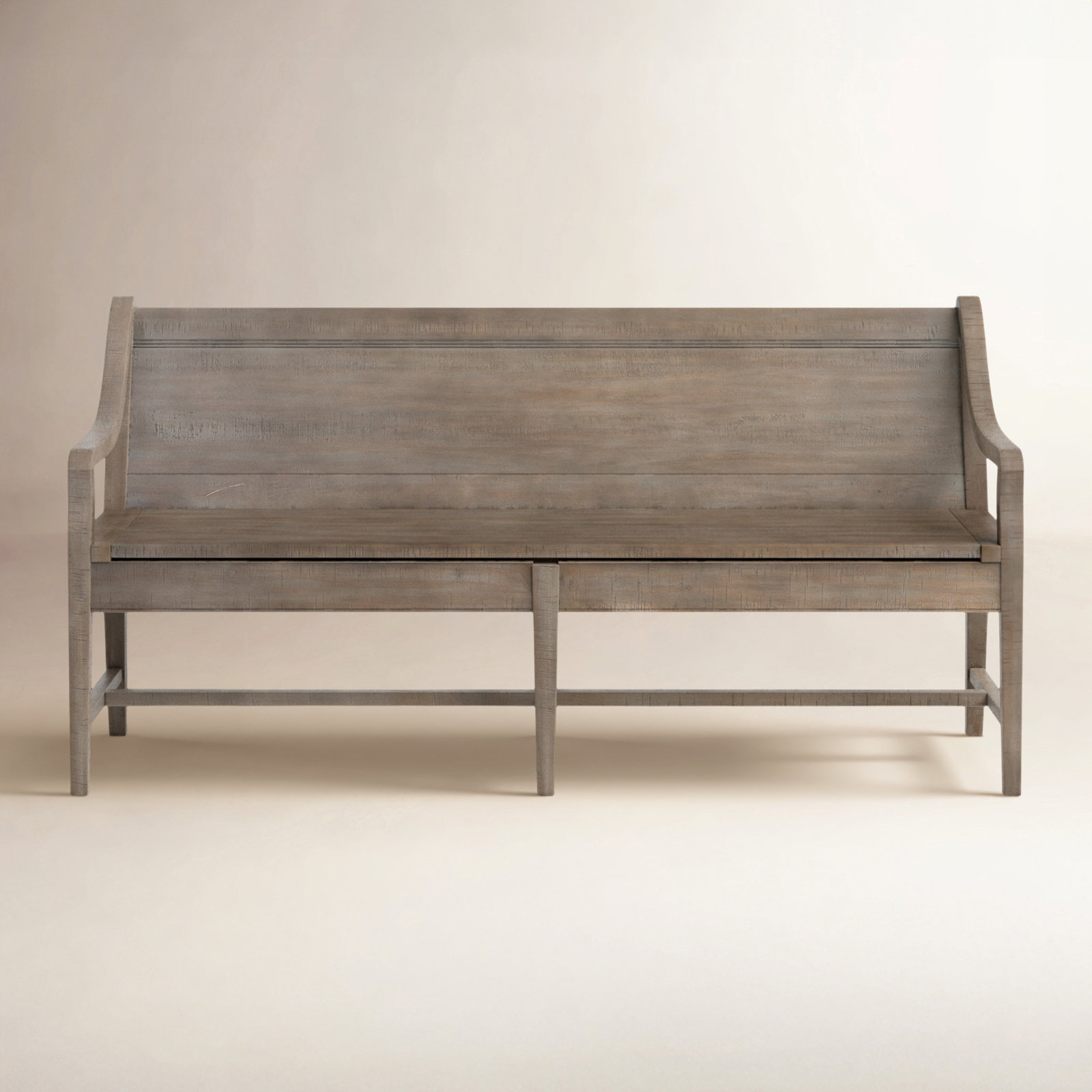 Carson Storage Bench, Gray