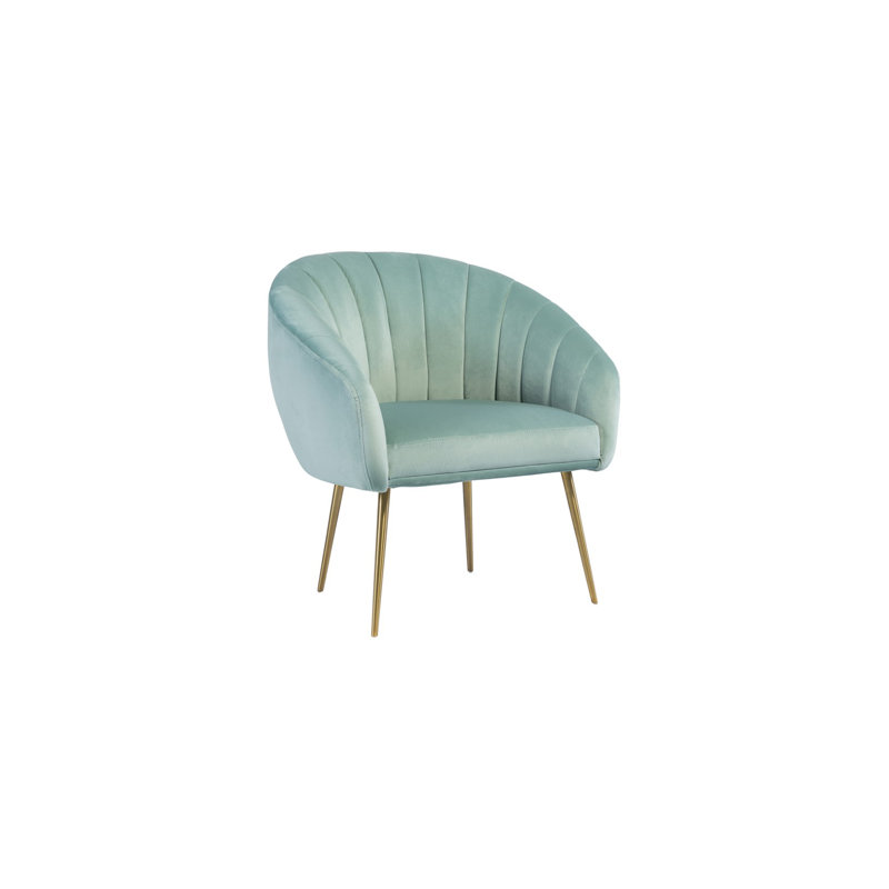 Jaylynn Upholstered Accent Chair, Mint