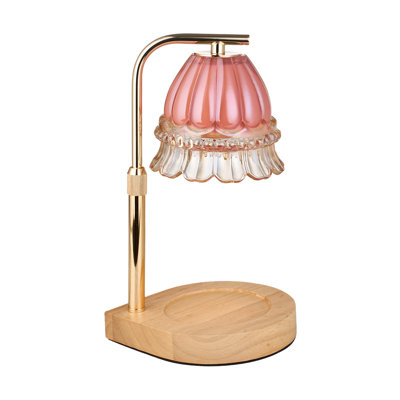 Wood USB Table Lamp
