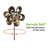 Soraiyah Stainless Steel Rotator