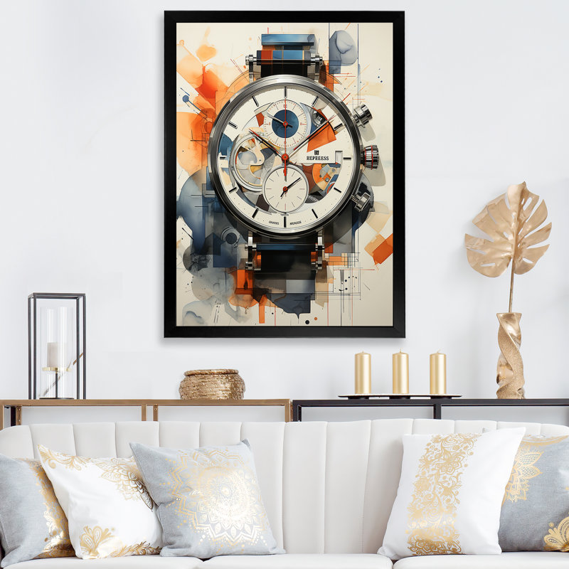 «Quenita Beige Minimalisme I», reproduction sur toile, H 40 po x l 30 po x P 1,5 po, Cadre photo noir