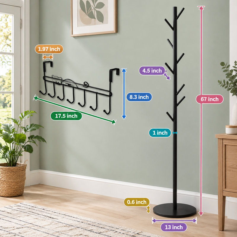 Steel Freestanding 5 - Hook