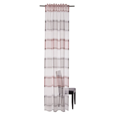 Trace Eyelet Semi Sheer Curtain