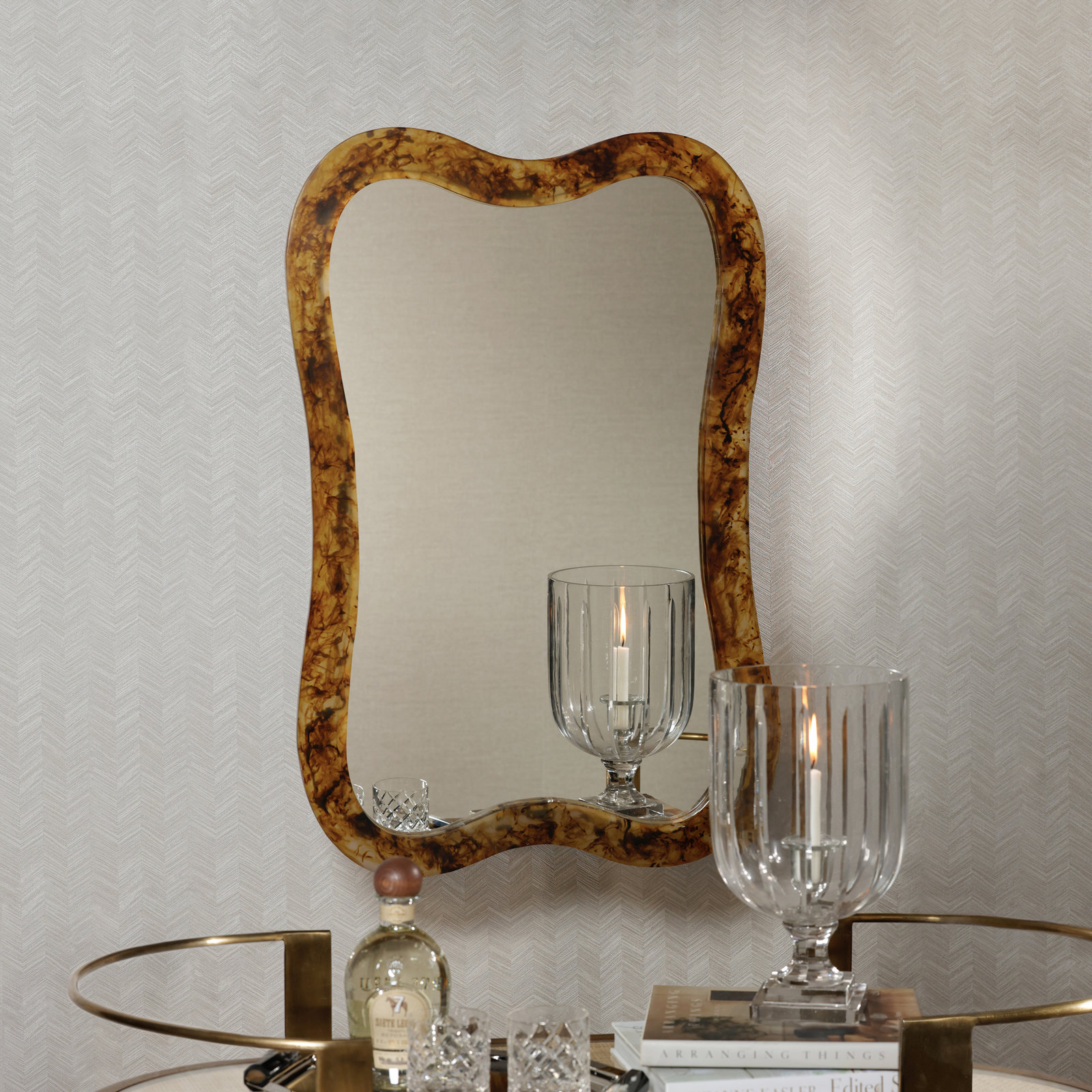 22" Resin Accent Mirror