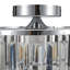 1-Light 30cm Crystal Mount Ceiling Light