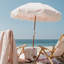 PREMIUM BEACH UMBRELLA - LAURENS NAVY STRIPE-1442746652
