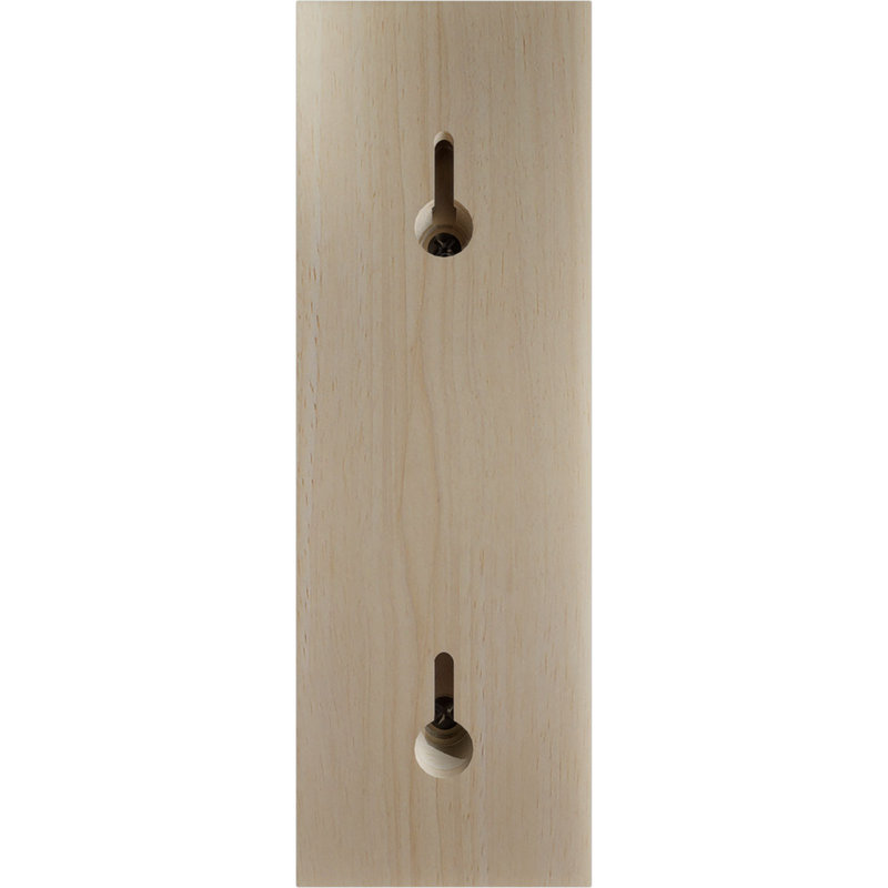 2 1/2"W x 6 1/4"D x 7 1/2"H Reece Shelf Bracket, Rubberwood, Rubberwood, 7.50" H x 2.50" W x 6.25" D