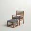 Chaise de patio avec coussins et repose-pieds-1782776282