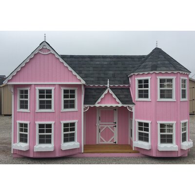 Sara's Victorian Mansion Playhouse -  Little Cottage Company, 10x18 SVM-WPNK
