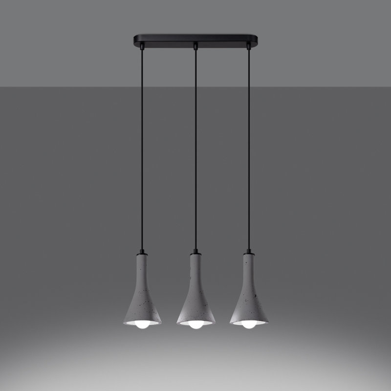Boff 3 - Light Satin Black Pendant