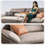 Canapé modulaire kaki en polyester-272220211