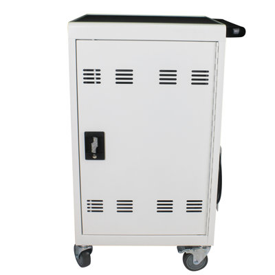 Mobile Charging Cart and Cabinet for Tablets Laptops With Metal,Wheels With Locks