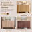 Modern 8 Drawers Dresser for Bedroom, 54" Wide Dressers & Chest of Drawers w/Curved Profile Design, Brown Oak-1393996245