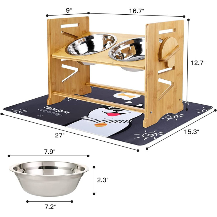 Elevated Pet Bowls Gearonic