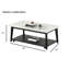 Table basse rectangulaire de style contemporain