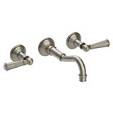 Jacobean Wall Mount Bathroom Faucet