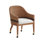 Palm Desert Dorian Woven Arm Chair With Casters