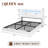 Queen Size Floating Bed Frame With LED Lights, Charging Station, No Box Spring Needed-125870119